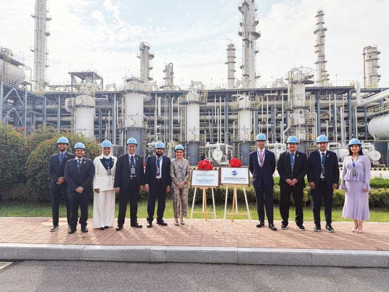 الكويت تدشن رسميا مشروع وانهوا كيميكال في الصين