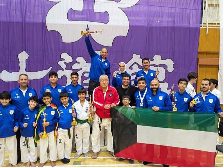 9 ميداليات لأبطال الكويت لـ«الشيدوكان» في اليابان