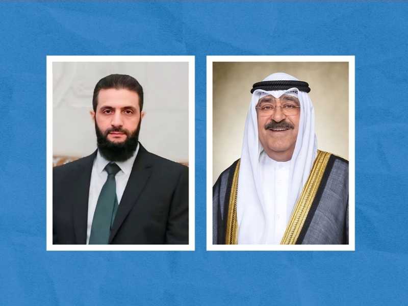 سمو أمير البلاد يهنئ الرئيس السوري بذكرى يوم التحرير لبلاده