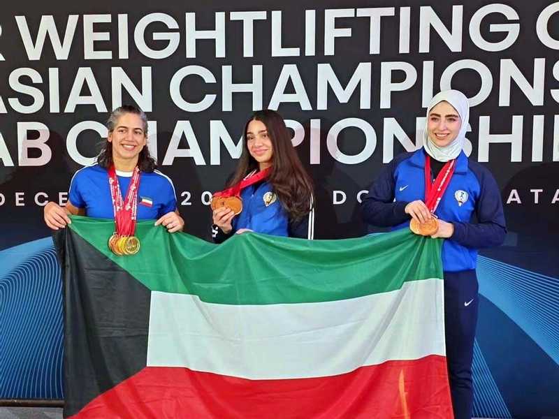 54 ميدالية حصيلة أبطال منتخبنا لرفع الأثقال