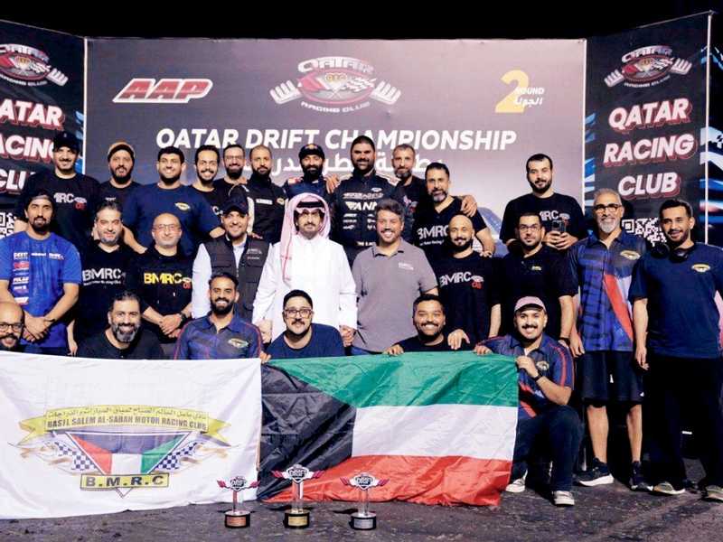 البطل علي مخصيد الأول بالجولة الثانية من بطولة قطر للدريفت