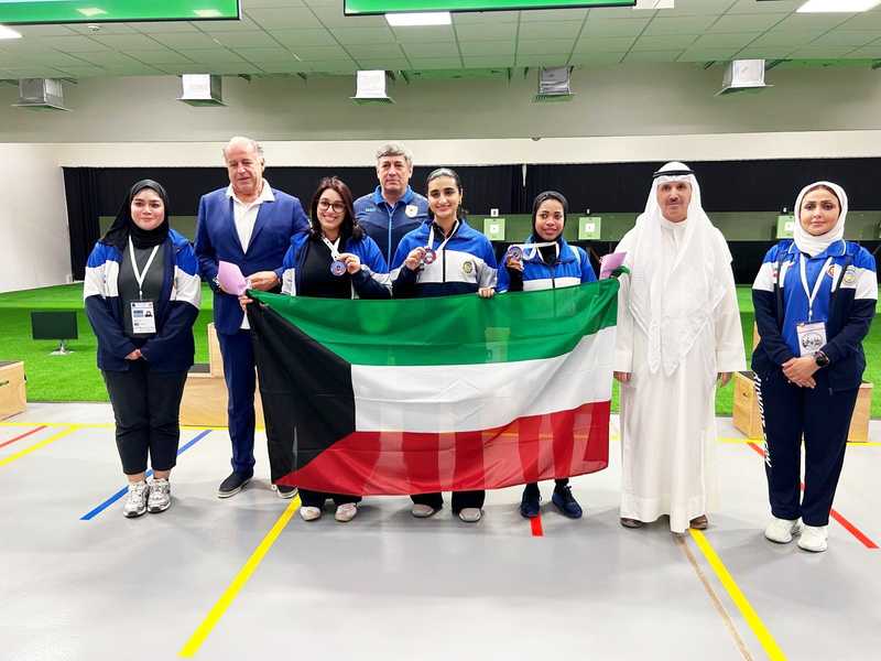 سيدات الرماية يحصدن «فضية العرب» لـ«بندقية 10 أمتار»