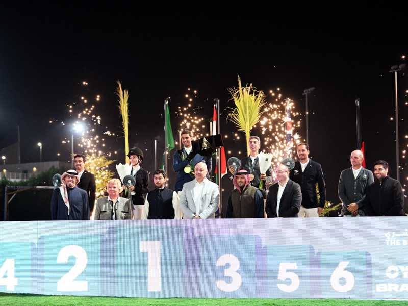 فواز الراشد يُتوج ببطولة صحارى الدولية لقفز الحواجز