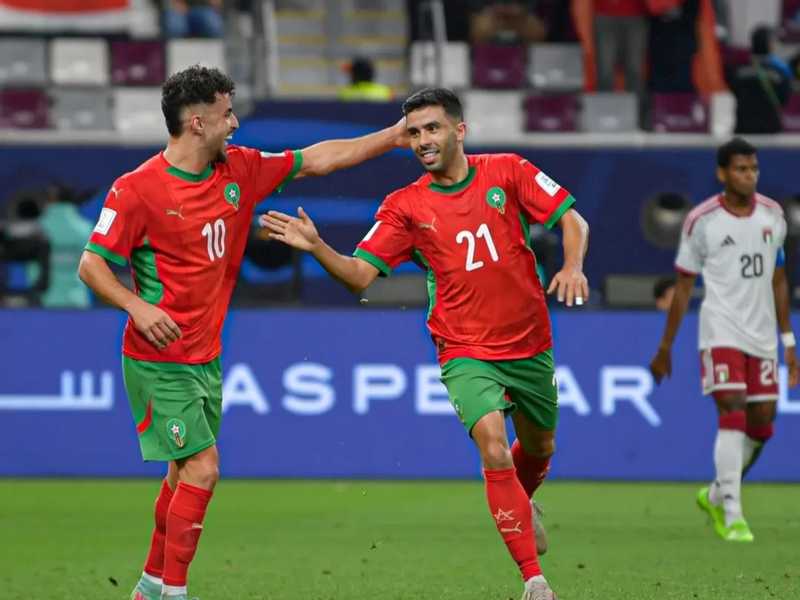 المغرب يهزم الإمارات ويتأهل لنهائي كأس العرب
