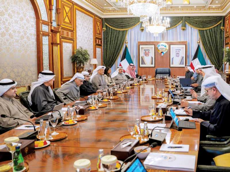 مجلس الوزراء: ليوفِّق الله الأمير لنهضة الكويت وتقدُّمها