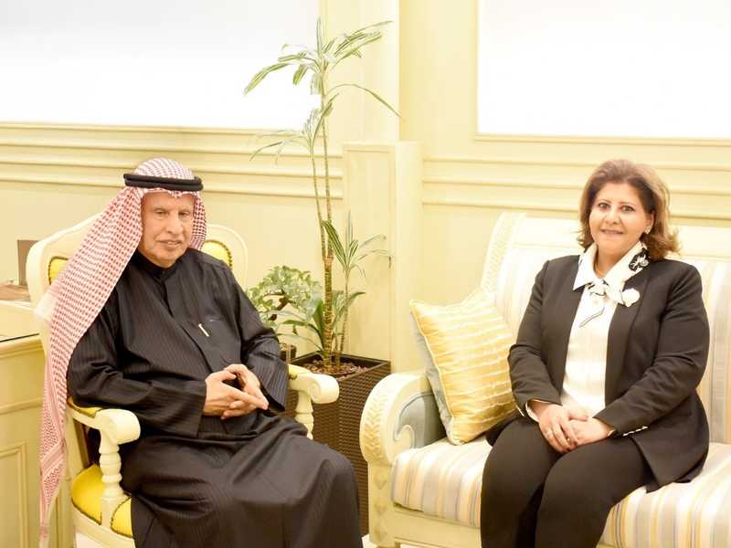  صالح الفضاله والشيخه جواهر بحثا الجهود الوطنيه في دعم وحمايه حقوق الانسان