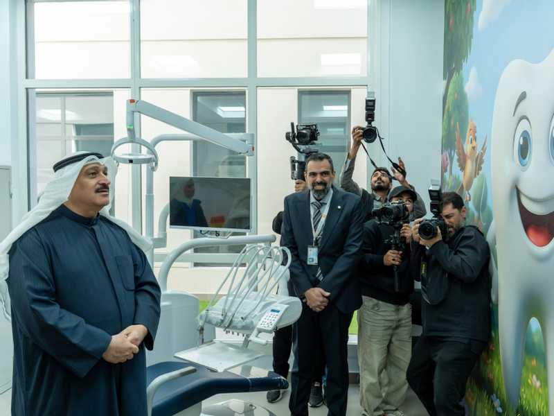 العوضي يفتتح «ناصر السعيد» لاسنان الاطفال: ايقونه طبيه عالميه