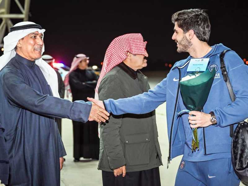 «الكويتيه» اقلت وفد سان جيرمان 