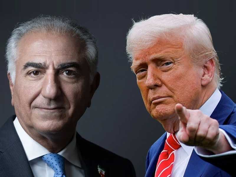 ترامب: رضا بهلوي لطيف للغايه ولا اعلم ان كان شعبه سيقبل قيادته ام لا