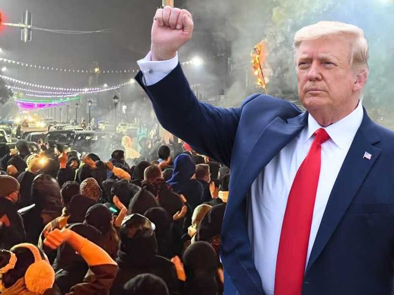 ترامب: ايها الوطنيون الايرانيون واصلوا الاحتجاج والمساعده في الطريق