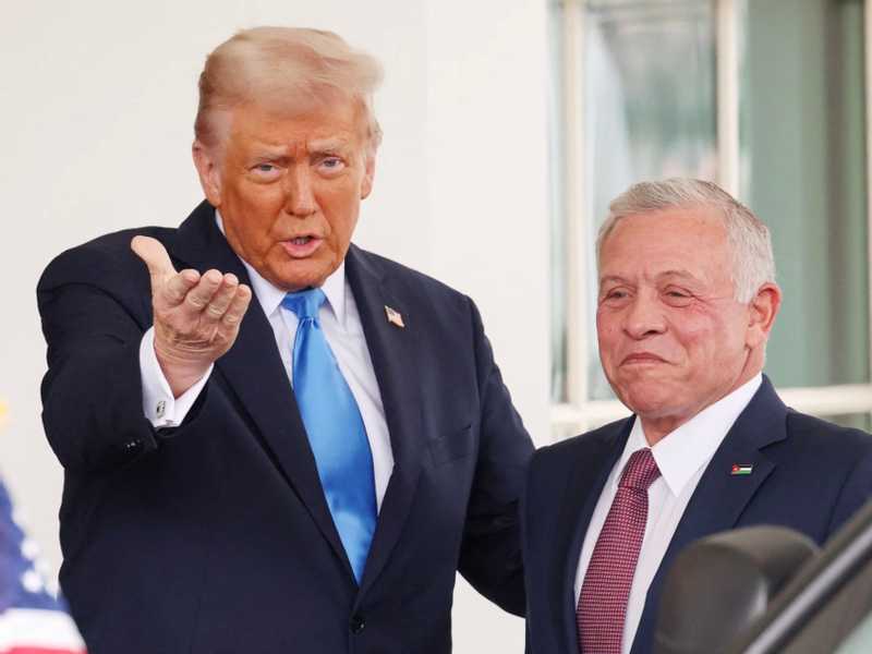  ترامب يدعو الملك عبدالله الثاني للانضمام لمجلس السلام في غزه