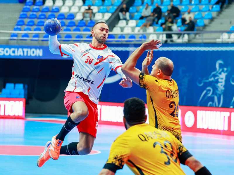 الابيض يعزز صدارته للدوري الممتاز لكره اليد بالفوز علي القادسيه 