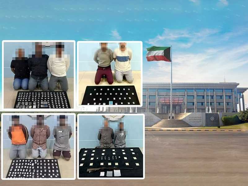 الداخليه: ضبط 16 متهما بحوزتهم كميات متنوعه من المواد المخدره