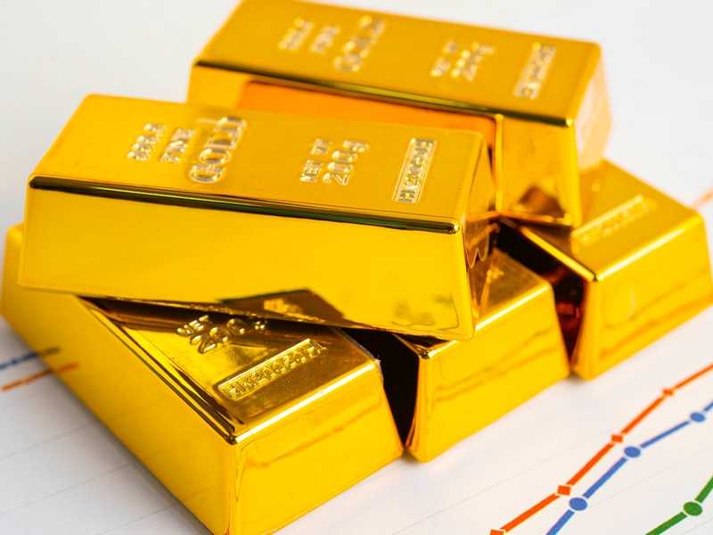 الذهب يهوي باكثر من 9% ويبلغ 4469 دولار للاونصه