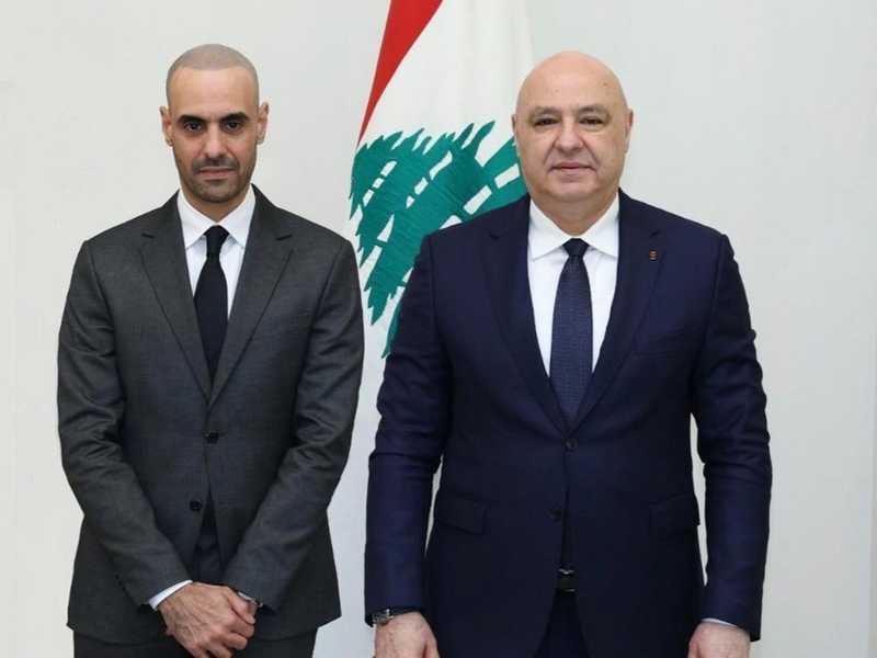 الرئيس اللبناني جوزف عون استقبل بدر الخرافي