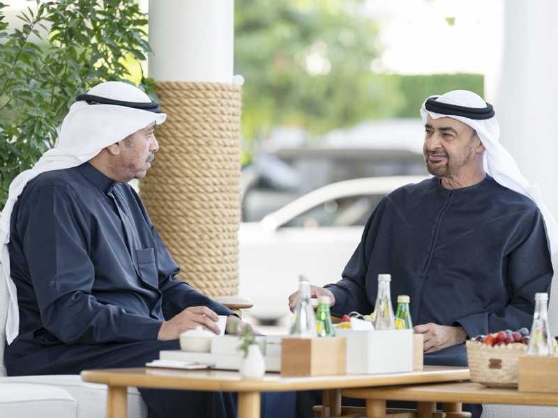 الشيخ محمد بن زايد يستقبل وزير الدفاع بمناسبه زيارته للامارات