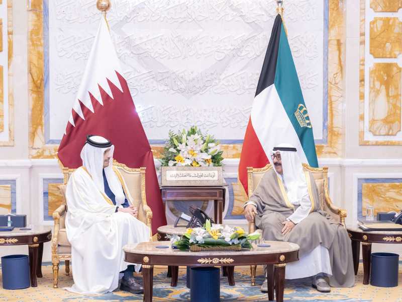 الامير: نتمني لقطر مزيدا من الرقي والازدهار