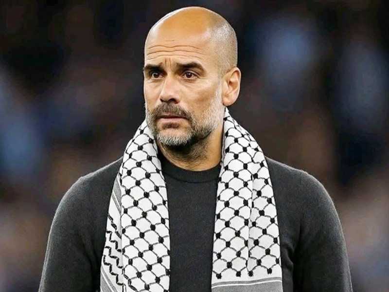 غوارديولا: لن اصمت بعد اليوم عن ضحايا فلسطين والعالم