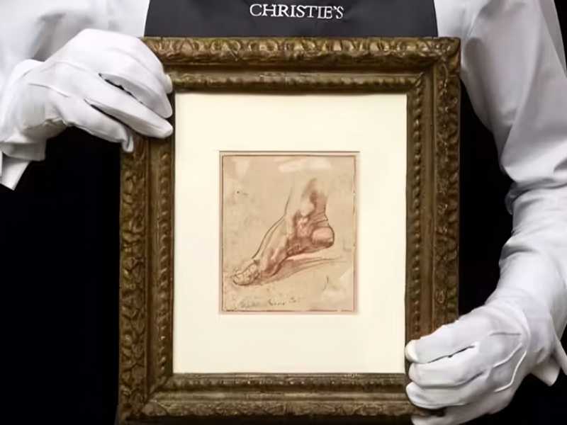 لوحه صغيره لمايكل انجلو تباع مقابل 27 مليون دولار