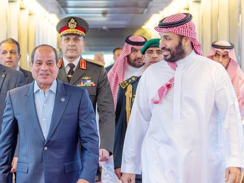 ولي العهد السعودي والرئيس المصري: تجنب التصعيد والتوتر في المنطقه