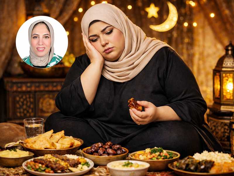 اختصاصيه التغذيه هبه الوزان: هكذا تتجنب النساء زياده الوزن خلال شهر رمضان