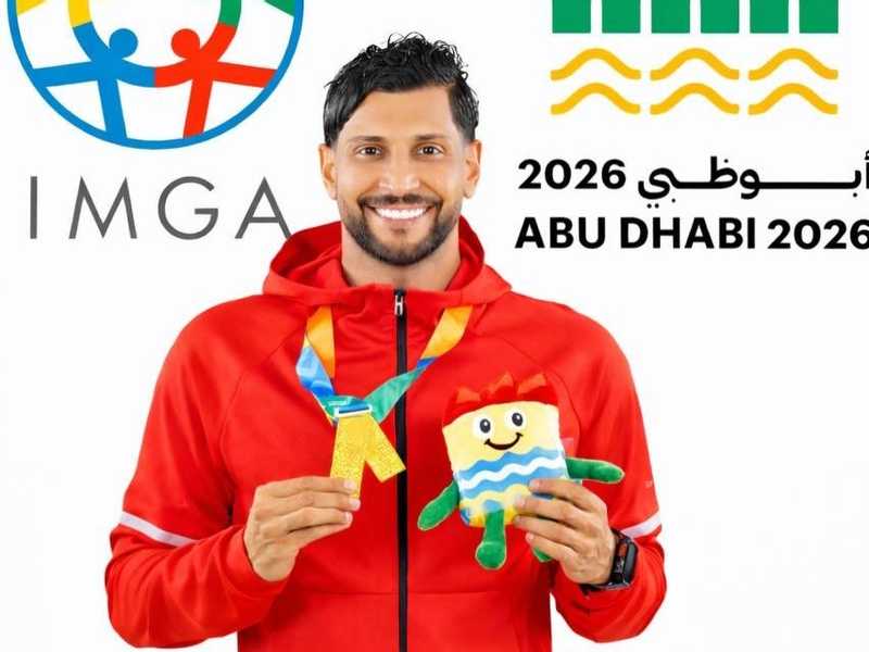 البطل زياد العويس يحصد «ذهبيه» العالم للاسكواش