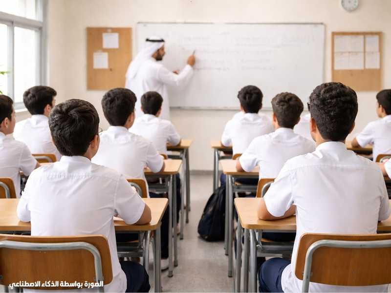 «التربيه»: نسبه الحضور الطلابي تجاوزت 90 % بجميع المراحل 