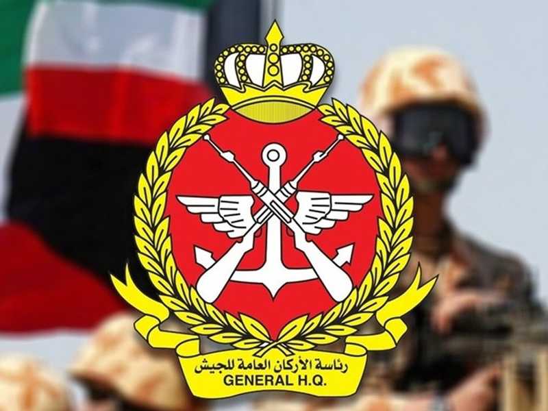الجيش الكويتي: اعتراض عدد من الاهداف المعاديه داخل المجال الجوي للكويت وتدميرها