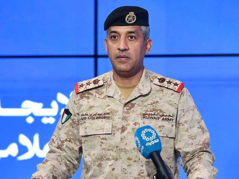 «الدفاع»: مسيرتان معاديتان استهدفتا قاعده احمد الجابر الجويه