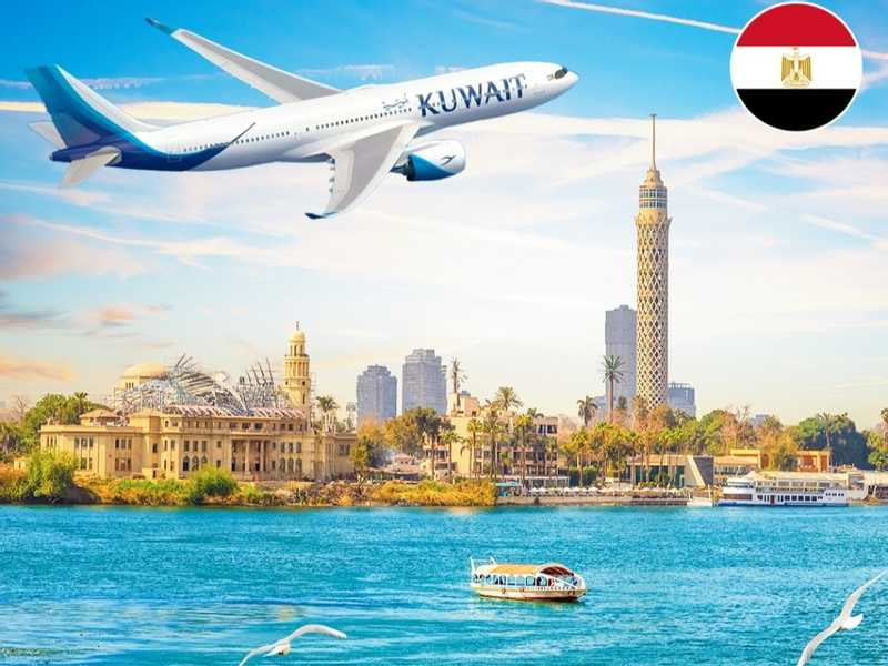 «الكويتيه» تسير رحلات الي القاهره عبر مطار الملك فهد بمدينه الدمام