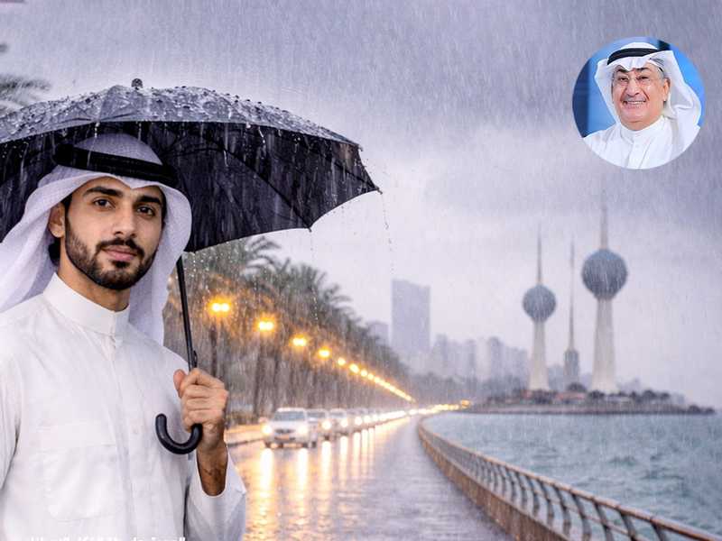  عيسي رمضان: امطار مساء اليوم حتي فجر الغد تكون رعديه احيانا