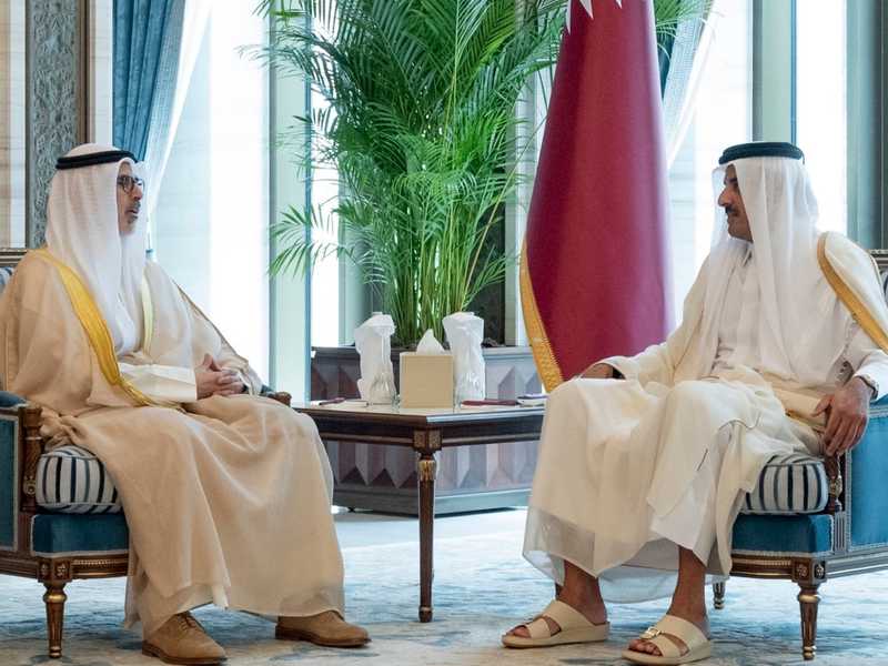 الشيخ تميم بن حمد: دوام الرفعه والتقدم للشعب الكويتي
