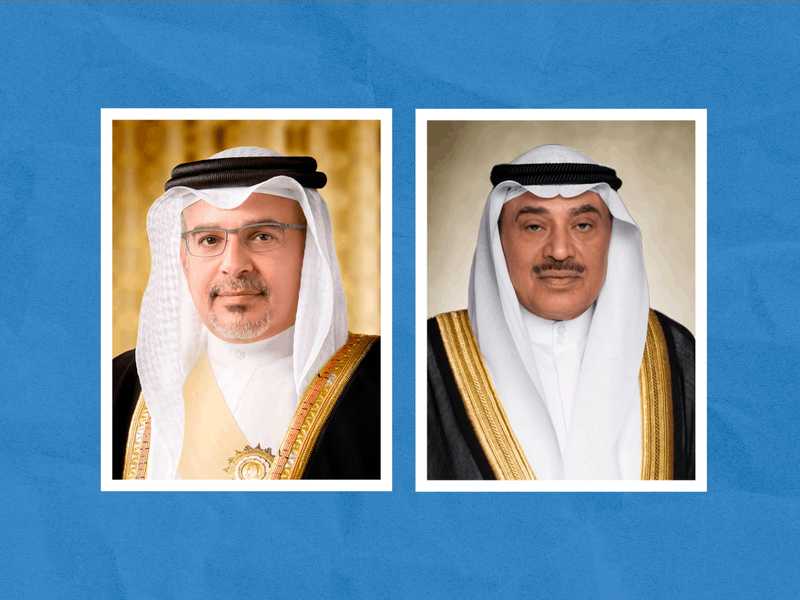 سمو ولي العهد يتلقي اتصالا هاتفيا من ولي العهد رئيس مجلس الوزراء في مملكه البحرين