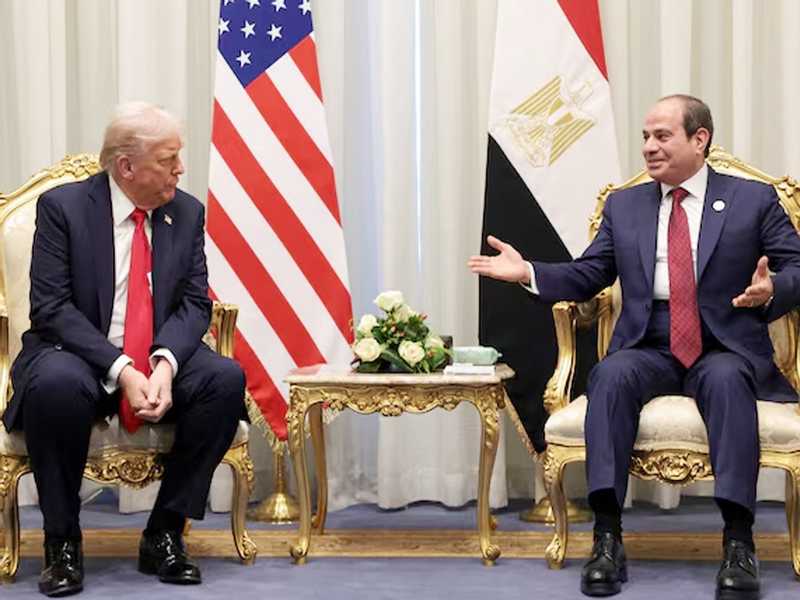 السيسي لترامب: لا احد يستطيع وقف هذه ⁠الحرب ​الا ⁠انت