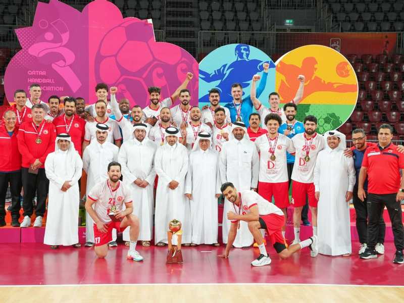 العدواني يتالق في تتويج العربي بطلا لكاس قطر لكره اليد