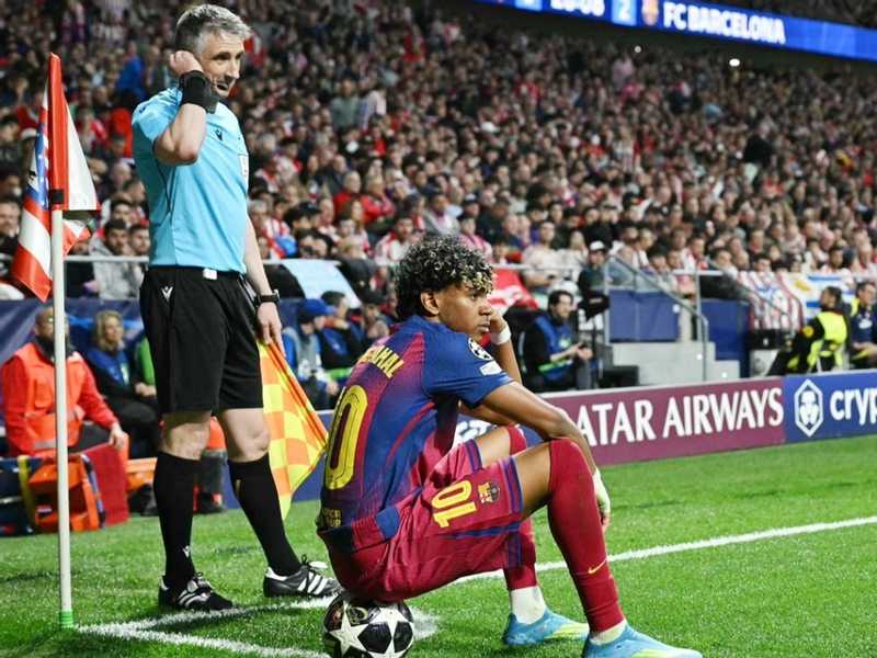 برشلونه يودع دوري الابطال رغم الفوز علي اتلتيكو
