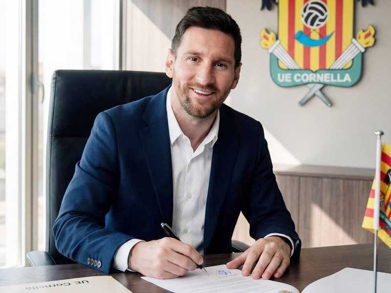 ميسي يشتري نادي كورنيلا الكاتالوني