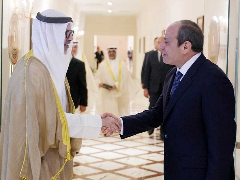 السيسي مستقبلا وزير الخارجيه: امن الكويت والدول العربيه امتداد لامن مصر القومي