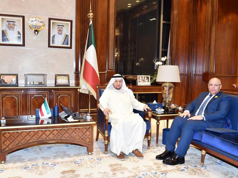 المعوشرجي: تعزيز التعاون  الاستراتيجي مع مصر