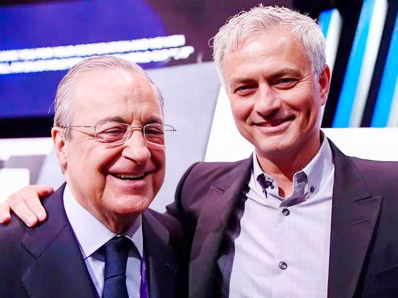 فلورنتينو بيريز الي البرتغال للتفاوض مباشره مع مورينيو