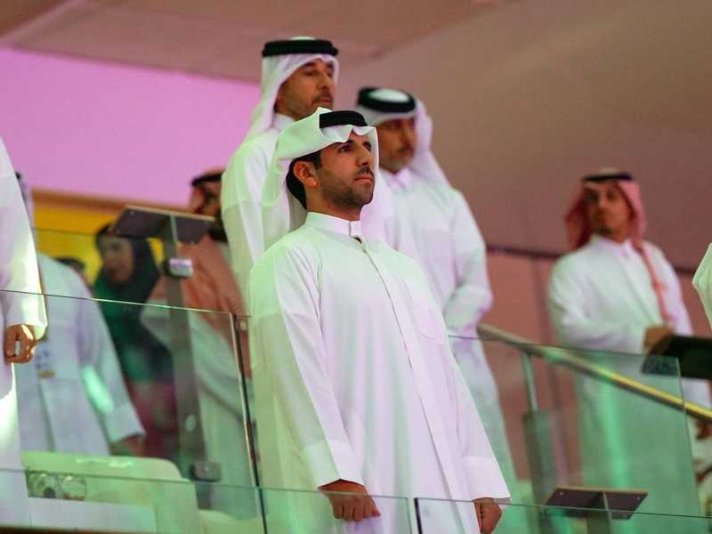 رئيس اللجنه الاولمبيه الكويتيه يهنئ قطر بالنجاح المميز لحفل افتتاح دوره الالعاب الخليجيه