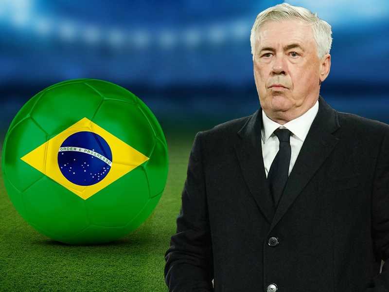 انشيلوتي يمدد عقده مدربا لمنتخب البرازيل حتي 2030