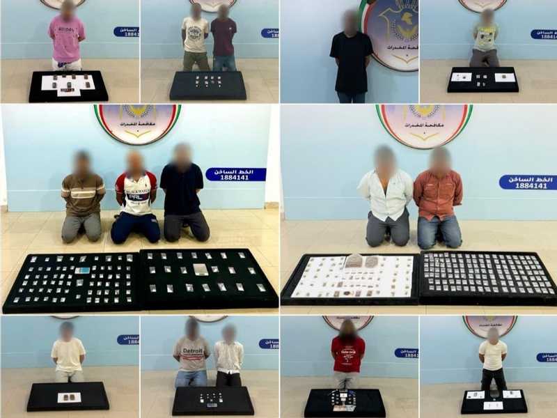 «الداخليه»: ضبط 15 متهما بحوزتهم كميات متنوعه من المواد المخدره والمؤثرات العقليه