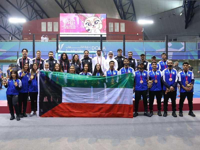مدير البعثه الكويتيه: فخور بنتائج الكويت في دوره الالعاب الخليجيه بالدوحه