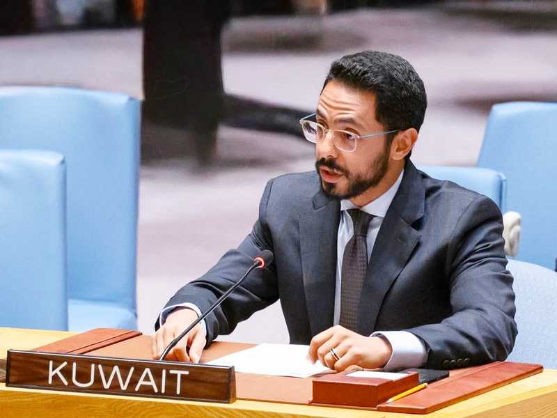 الكويت للامم المتحده: السلام الدائم في المنطقه  يتطلب احترام القانون الدولي