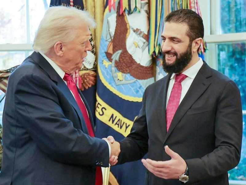 الشرع يدعو ترامب الي رفع ما تبقي من عقوبات علي سوريا