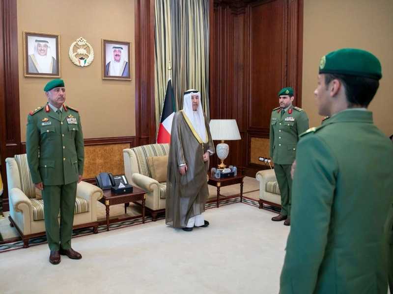 رئيس الحرس الوطني يشهد تاديه عدد من الضباط الجدد القسم القانوني