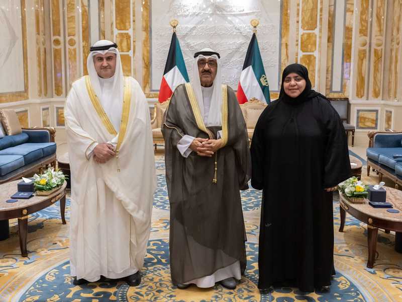سمو الامير يستقبل وزير العدل ووكيله الوزاره بمناسبه تعيينها بمنصبها الجديد