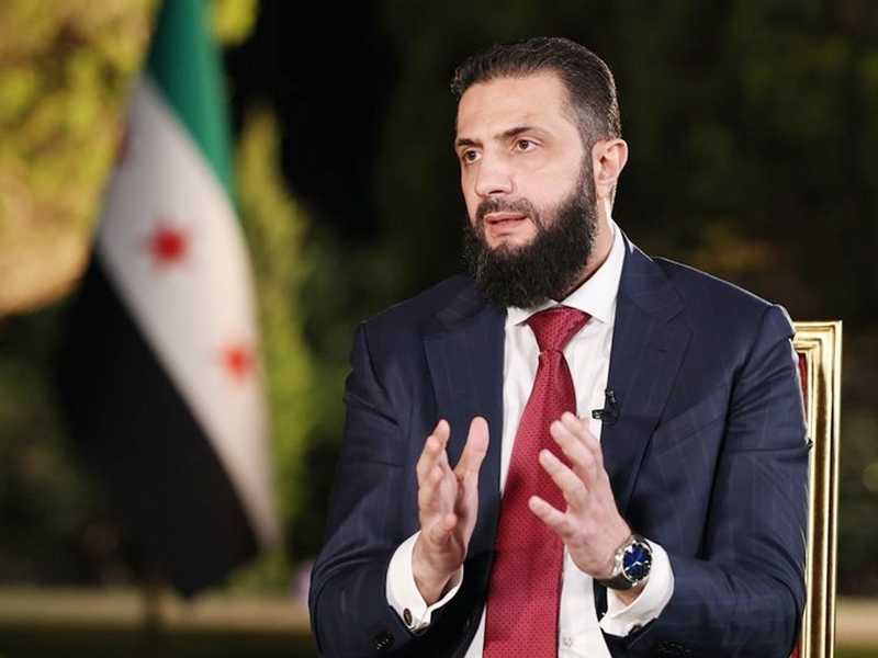 الشرع: تصريح الرئيس ترامب بشان سوريا ولبنان فهم بشكل خاطئ