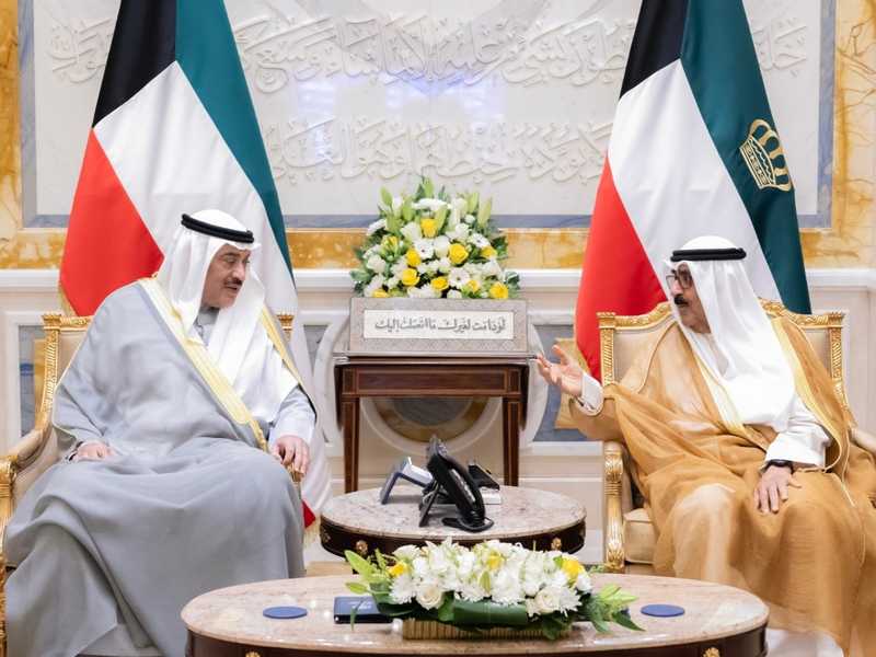 سمو الامير يستقبل سمو ولي العهد